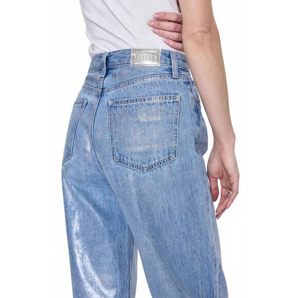 NEW PISTOLA wes high rise barrel jean in spellbound - Picture 4 of 4